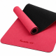 Fitness jóga podložka 190 × 100 x 0,6 cm červená
