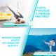 Physionics Airtrack nafukovací žíněnka, 3 m, zelená