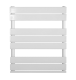 AQUAMARIN Vertikální koupelnový radiátor 1200 x 600 mm, bílá