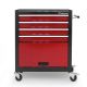 Dílenský vozík na nářadí 4 zásuvky, 61 x 65 cm, červený