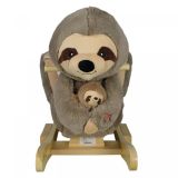 Infantastic Plyšový hrací houpací lenochod, 61 x 32 x 52 cm