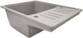 Aquamarin Granitový kuchyňský dřez, 57 x 45 cm, šedý