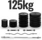PHYSIONIC Vzpěračský set se závažím, hvězdicové zámky 125 kg