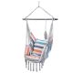 MIADOMODO Závěsné houpací křeslo, pruhy, dovnitř i ven