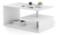 Konferenční stolek, 90 x 50 x 41 cm, bílá