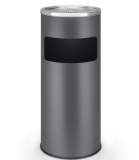 Odpadkový koš s popelníkem, 30 l, antracit