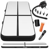 Physionics Airtrack nafukovací žíněnka, 8 m, černá