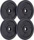 Sada litinových kotoučů 20 kg, 4x5 kg, průměr 30 mm