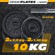 ScSPORTS Činková sada 10 kg, litina, hvězdicové uzávěry