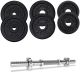 ScSPORTS Činkový set 20 kg, litinové závaží, 30/31 mm osa