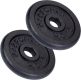 ScSPORTS Litinové závaží 5 kg, sada 2x2,5 kg, 30/31 mm
