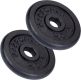 ScSPORTS Litinové závaží 5 kg, sada 2x2,5 kg, 30/31 mm