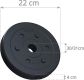 Sada závaží na činky 10 kg, plast, 4x2,5 kg, 30 mm otvor