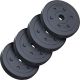 Sada závaží na činky 10 kg, plast, 4x2,5 kg, 30 mm otvor