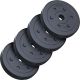 Sada závaží na činky 10 kg, plast, 4x2,5 kg, 30 mm otvor