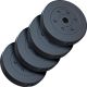 Sada 20 kg závaží 4x5 kg plastové, otvor 30/31 mm