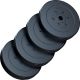 Sada závaží na činky 30 kg, plast/cement, otvor 30/31 mm
