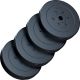 Sada závaží na činky 30 kg, plast/cement, otvor 30/31 mm