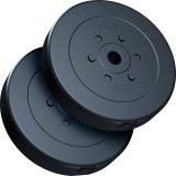 ScSPORTS Sada závaží 2x10 kg, plastové, průměr 30 mm