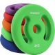 ScSPORTS Neoprenové kotouče 2x4 kg, zelené, 30/31 mm otvor