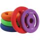 ScSPORTS Neoprenové kotouče 2x4 kg, zelené, 30/31 mm otvor