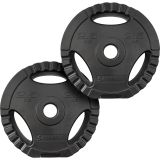 ScSPORTS kotouče 2x2,5 kg s úchyty, plast/cement, 30/31 mm