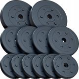 Sada cementových kotoučů na činky 2x5 kg, 4x2,5 kg, 6x1,25kg