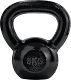 Litinový kettlebell 8 kg černý