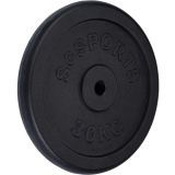 ScSPORTS Litinový kotouč 30 kg, průměr 30/31 mm, černý