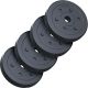ScSPORTS Sada činek 20 kg s dlouhou osou 140 cm