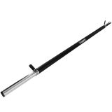 Posilovací tyč s pěnovým madlem, 120 cm, pružinové uzávěry