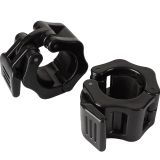 Rychloupínací uzávěry na činku 30 mm, černé, pár