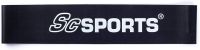 ScSPORTS odporová guma, odpor 15,8 kg, černá