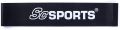 ScSPORTS odporová guma, odpor 15,8 kg, černá