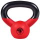 Gorilla Sports kettlebell činka, pogumovaný povrch, 4 kg