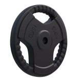 Gorilla Sports Litinový činkový kotouč, pogumovaný, 10 kg