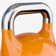 Gorilla Sports Soutěžní kettlebell, oranžový, 28 kg