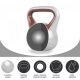 Gorilla Sports Kettlebell činka, vinylová, hnědá, 18 kg