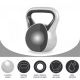 Gorilla Sports Kettlebell činka, vinylová, černá, 20 kg