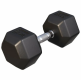 Gorilla Sports Šestihranná pogumovaná činka, 20 kg