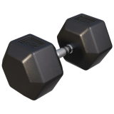 Gorilla Sports Šestihranná pogumovaná činka, 40 kg