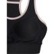 Gorilla Sports Sportovní podprsenka, černá/růžová, L