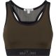 Gorilla Sports Sportovní podprsenka, černá/olivová, XS