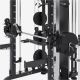 Posilovací multipress s kladkami a lavicí, vedená osa 250 kg