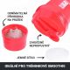 Gorilla Sports Shaker s přihrádkou, 500 ml, červený