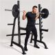 Gorilla Sports Stojan na dřepy Power Squat Rack, 186 cm