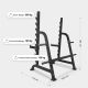 Gorilla Sports Stojan na dřepy Power Squat Rack, 186 cm