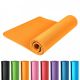 Gorilla Sports Podložka na jógu 173 x 61 cm, 4 mm, oranžová