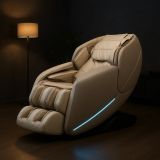 MAXXUS luxusní masážní křeslo MX 10.0 Zero champagne/béžová