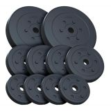 ScSPORTS Sada závaží 30 kg – plastové kotouče, 30/31 mm
